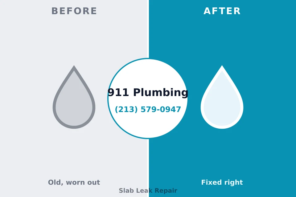 Before and after: plumbing repair Crab Orchard, WV